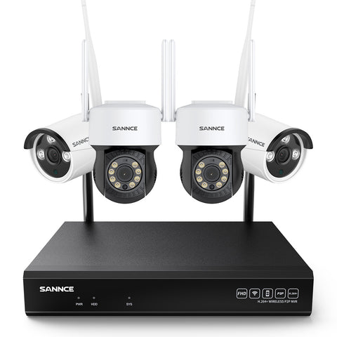 5MP 10-Channel Wireless PT Security Camera System, 8MP NVR, 5MP Pan & Tilt WiFi IP Camera, Two-Way Audio, IP66 Waterproof, Smart AI Human Detection, Work With Alexa 5MP 10-Channel Wireless PT Security Camera System, 8MP NVR, 5MP Pan & Tilt WiFi IP Camera, Two-Way Audio, IP66 Waterproof, Smart AI Human Detection, Work With Alexa