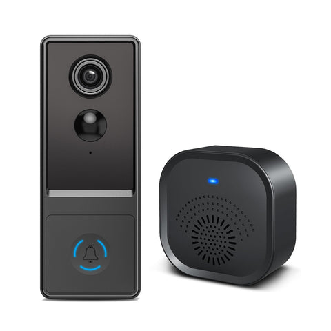 Wireless Video Doorbell, 1080P HD, No Monthly Fee, Triple Motion Detection, 180-Day Battery Life, Night Vision, 2-Way Audio, IP66 Weatherproof, Works with Alexa & Google Home Wireless Video Doorbell, 1080P HD, No Monthly Fee, Triple Motion Detection, 180-Day Battery Life, Night Vision, 2-Way Audio, IP66 Weatherproof, Works with Alexa & Google Home
