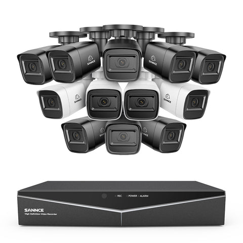 1080p 16 Channel 12 Camera Outdoor Wired CCTV System, Smart Motion Detection, 100 ft Infrared Night Vision, IP67 Weatherproof 1080p 16 Channel 12 Camera Outdoor Wired CCTV System, Smart Motion Detection, 100 ft Infrared Night Vision, IP67 Weatherproof