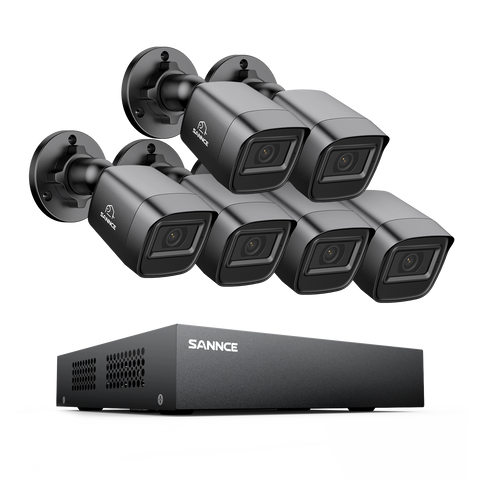 5MP 8-Channel Wired Security DVR System with 6pcs 2MP Outdoor Bullet CCTV Cameras, Smart Human / Vehicle / Motion Detection 5MP 8-Channel Wired Security DVR System with 6pcs 2MP Outdoor Bullet CCTV Cameras, Smart Human / Vehicle / Motion Detection