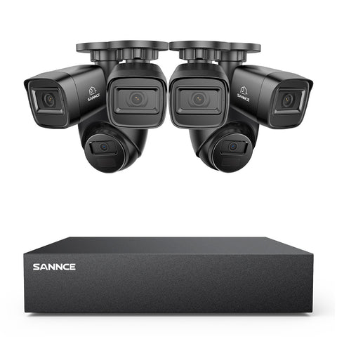 5MP 8-Channel Wired Security DVR System with 6pcs 2MP Outdoor Bullet CCTV Cameras, Smart Human / Vehicle / Motion Detection 5MP 8-Channel Wired Security DVR System with 6pcs 2MP Outdoor Bullet CCTV Cameras, Smart Human / Vehicle / Motion Detection