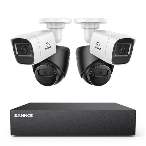 5MP 8-Channel Wired Security DVR System with 4pcs 2MP Outdoor CCTV Cameras, Smart Human / Vehicle / Motion Detection 5MP 8-Channel Wired Security DVR System with 4pcs 2MP Outdoor CCTV Cameras, Smart Human / Vehicle / Motion Detection