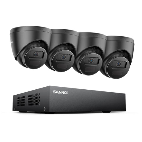 5MP 8-Channel Wired Security DVR System with 4pcs 2MP Outdoor Bullet CCTV Cameras, Smart Human / Vehicle / Motion Detection 5MP 8-Channel Wired Security DVR System with 4pcs 2MP Outdoor Bullet CCTV Cameras, Smart Human / Vehicle / Motion Detection