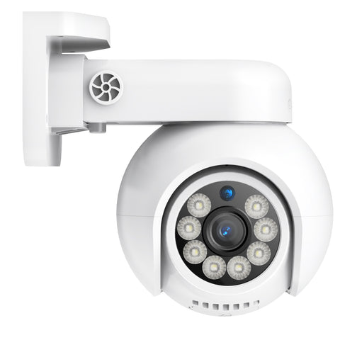 10 Channel 4K PoE CCTV System with 4 Cameras, 8MP Outdoor Pan-Tilt IP Cameras, AI Detection, Smart Tracking, Color Night Vision, H.265+, Two-Way Audio 10 Channel 4K PoE CCTV System with 4 Cameras, 8MP Outdoor Pan-Tilt IP Cameras, AI Detection, Smart Tracking, Color Night Vision, H.265+, Two-Way Audio