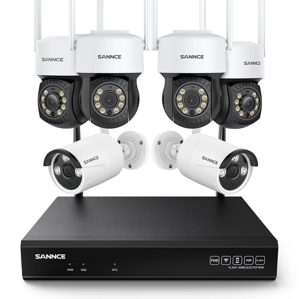 thumbnail image 2 of SANNCE I91FT 4K 8MP PoE Pan/Tilt IP Security Camera - Outdoor, Two-Way Audio, Color Night Vision 2 of 4