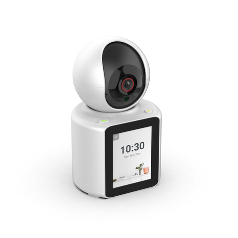 1080p IP Camera with 2.8" Screen, 360° View, 2-Way Audio, Night Vision, Motion Detection, Cloud & SD Storage - Perfect for Babies, Kids, Elders, and Pets