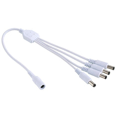 One-Quarter Power Cord, 330mm Long, With Wire File, Multi-Stranded Bare Copper Core, 5.5*2.1 Tuning Fork Connector