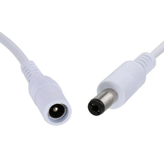 One-Quarter Power Cord, 330mm Long, With Wire File, Multi-Stranded Bare Copper Core, 5.5*2.1 Tuning Fork Connector