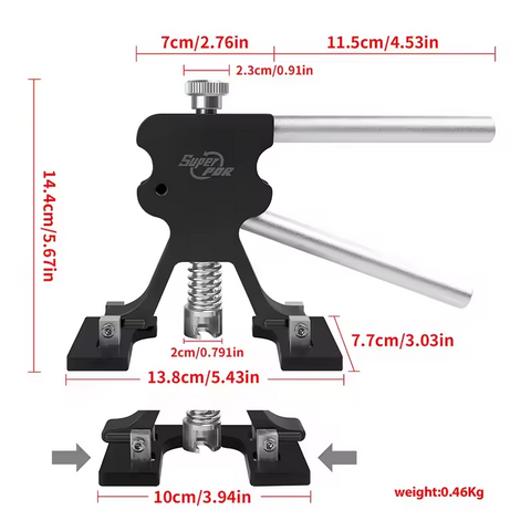 Auto Body Dent Repair Kit, Car Dent Puller Dent Puller For Auto Body Dent Removal, Minor Dent And Deep Dent Removal