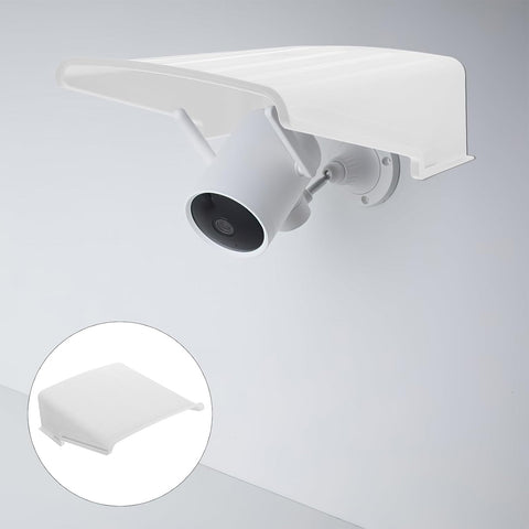 Universal Sun Rain Shade Camera Cover Shield for SANNCE/ANNKE/Hikvision/Nest/Ring/Arlo/Dome/Bullet Outdoor Camera - White