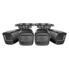 2MP 4pcs Outdoor Bullet CCTV Cameras, Smart Human / Vehicle / Motion Detection(4-Pack)