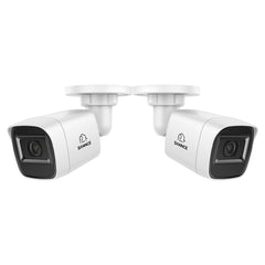 2MP 2pcs Outdoor Bullet CCTV Cameras, Smart Human / Vehicle / Motion Detection(2-Pack)