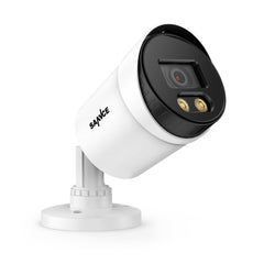 8 Channel 5MP Full-Color Security Camera System - Hybrid DVR, 4PCS Warm-Light Cameras, Outdoor & Indoor, Smart Motion Detection, Remote Access
