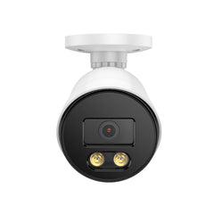 8 Channel 5MP Full-Color Security Camera System - Hybrid DVR, 4PCS Warm-Light Cameras, Outdoor & Indoor, Smart Motion Detection, Remote Access