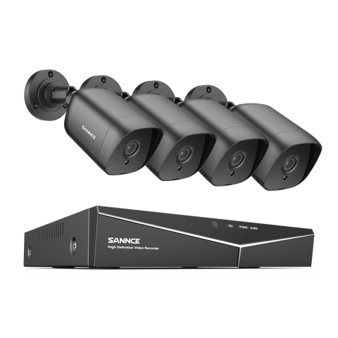 5MP 8 Channel Security Cameras System - Hybrid 5-in-1 CCTV DVR, Motion Detection, IP66 Weatherproof