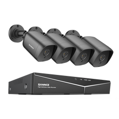 5MP 8 Channel Security Cameras System - Hybrid 5-in-1 CCTV DVR, Motion Detection, IP66 Weatherproof