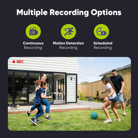 5MP 8-Channel Wired Security DVR System with 4pcs 2MP Outdoor Bullet CCTV Cameras, Smart Human / Vehicle / Motion Detection