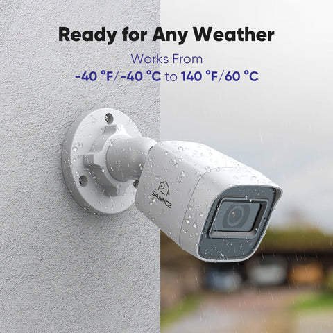 5MP 8-Channel Wired Security DVR System with 4pcs 2MP Outdoor Bullet CCTV Cameras, Smart Human / Vehicle / Motion Detection