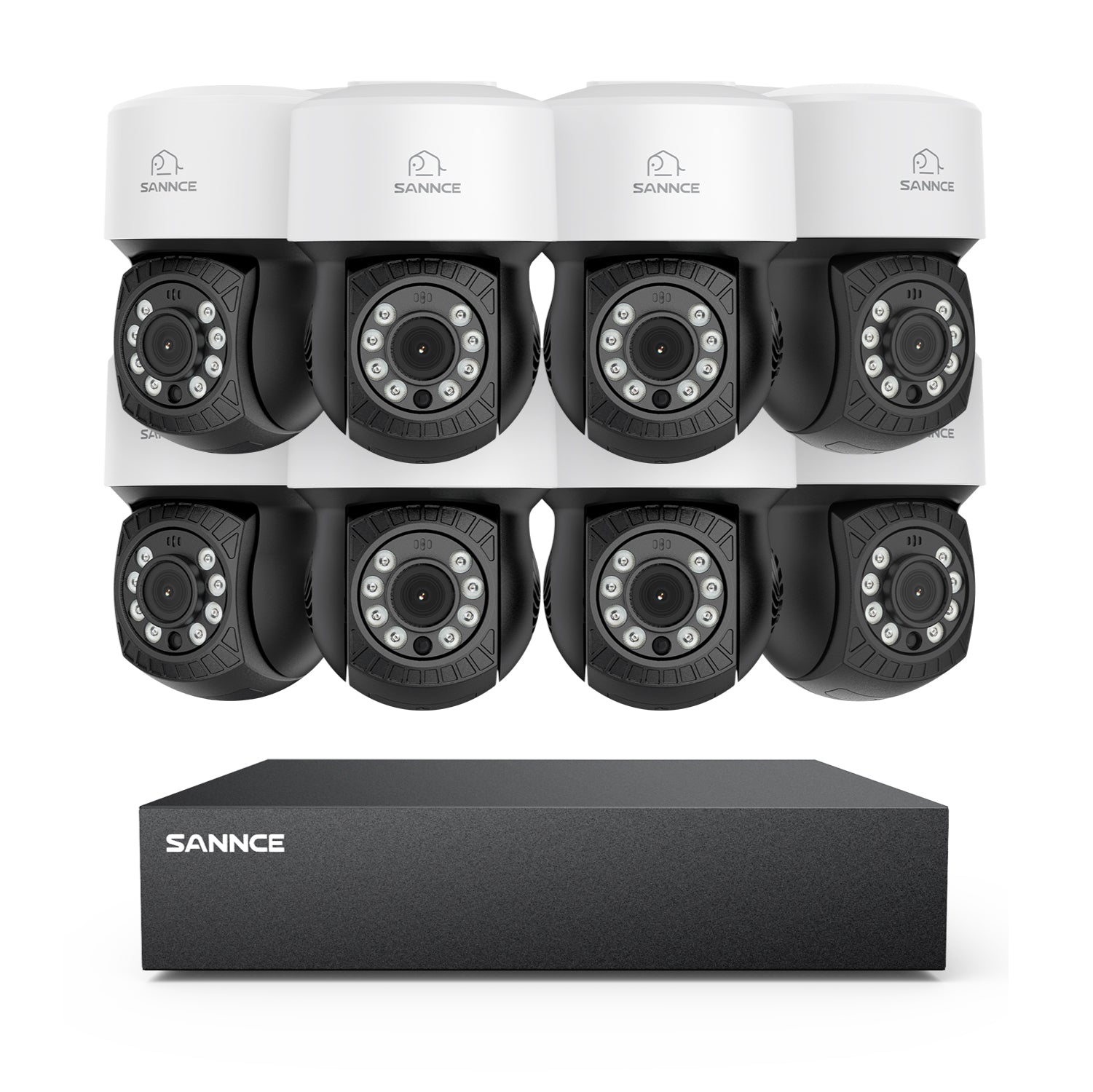 thumbnail image 2 of SANNCE I91FT 4K 8MP PoE IP Security Camera – Pan/Tilt, Two-Way Audio, Color Night Vision 2 of 5