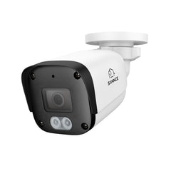 2PCS 5MP Full HD PoE IP Security Camera, Two-Way Communication, Night Vision, IP67 Waterproof
