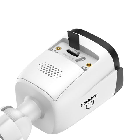 5MP Full HD PoE IP Bullet Security Camera, 256G Storage TF Card Capacity, Two-Way Communication