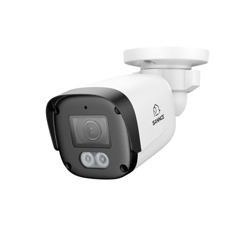 FX800 - 4K POE Security Camera w/ Audio, SD Card Slot, AI Detection, Wider-Angle, Dual-Light Color Night Vision, IP67 Waterproof