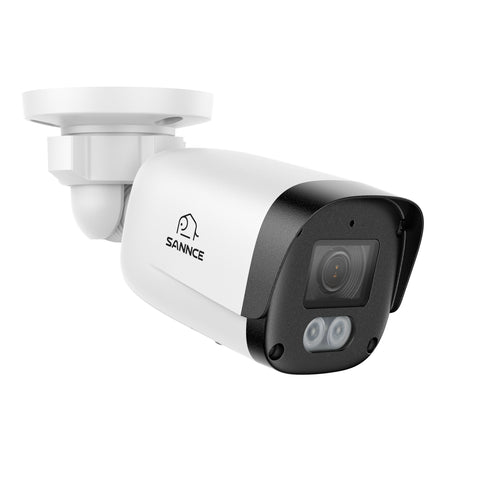 5MP Full HD PoE IP Bullet Security Camera, 256G Storage TF Card Capacity, Two-Way Communication