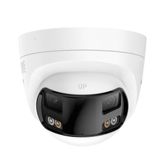 FCD800 - 8MP UHD Dual-Lens Outdoor PoE Security Camera, 180° Panoramic View, Smart Dual Light Night Vision, Two-Way Audio, Active Siren & Alarm, Human & Vehicle Detection, IP67