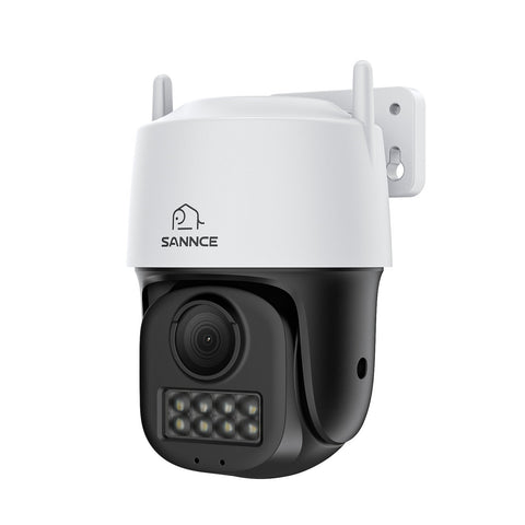 HR500 - 5MP Outdoor PT PoE Security Camera, Pan & Tilt, AI Human & Vehicle Detection, Support microSD Card Slot