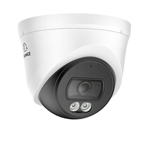 3MP 8-Channel PoE Security Camera System with 6MP NVR, F1.0 Full Color Night Vision, 2Pcs 2K Cameras, AI Human & Vehicle Detection, S+265