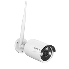 3MP Wireless Security Camera, 2PCS WiFi IP Cameras for SANNCE N48WHE/N98WHE/N44WEF NVR, AI Human Detection, Work with Alexa, 100ft Night Vision, Remote Access & Smart Motion Alerts