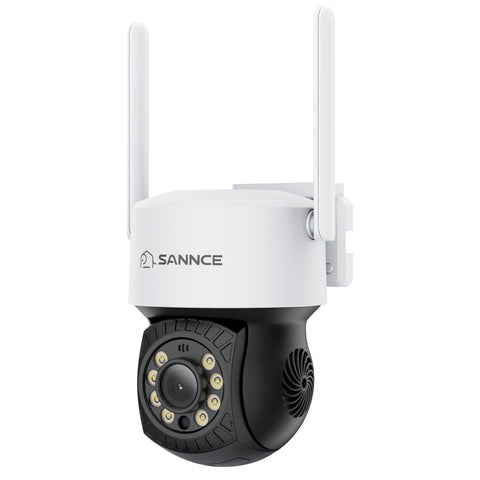 5MP 16-Channel Wireless CCTV PT Camera System, 8MP NVR, 5MP Pan & Tilt 6Pcs WiFi IP Cameras, Audio Recording, AI Human Detection, Work With Alexa