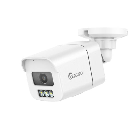 Camstro 8MP IP Cameras, Color Night Vision, Two-Way Audio Intercom, IP67 Weatherproof