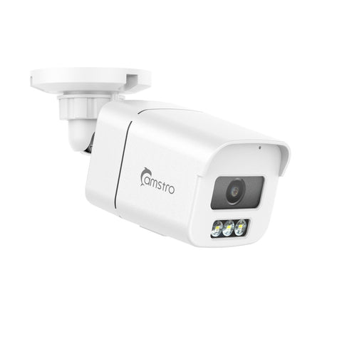Camstro 8MP IP Cameras, Color Night Vision, Two-Way Audio Intercom, IP67 Weatherproof