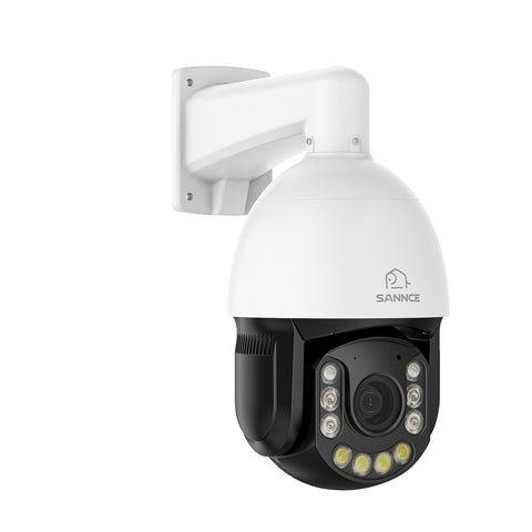 8MP 4K PTZ Security Camera 20X Optical Zoom – AI Human Detection & Auto Tracking, H.265 IP Dome Camera with Two-Way Audio for Home & Business Surveillance