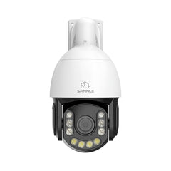 4K 8-Channel PoE Security NVR System with 9PCS 8MP Cameras, 1X 20X PTZ + 4X Bullet + 4X PT IP Cameras, Auto Tracking, Two-Way Audio, Night Vision
