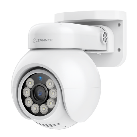 4K 8-Channel PoE SKcurity NVR System with 7PCS 8MP Cameras, 1X 20X PTZ + 4X Bullet + 2X PT IP Cameras, Auto Tracking, Two-Way Audio, Night Vision