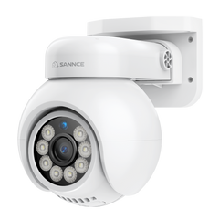 4K 8-Channel PoE Security NVR System with 5PCS 8MP Cameras, 1X 20X PTZ + 2X Bullet + 2X PT IP Cameras, Auto Tracking, Two-Way Audio, Night Vision