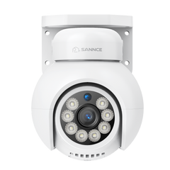 4K 8-Channel PoE Security NVR System with 9PCS 8MP Cameras, 1X 20X PTZ + 4X Bullet + 4X PT IP Cameras, Auto Tracking, Two-Way Audio, Night Vision