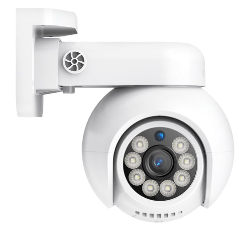 8 Channel 4K PoE PT Security Camera System, 8MP Pan & Tilt IP Cameras, Smart Person/Vehicle Alerts, 2-Way Audio