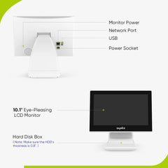 10 Channel 5MP Wireless PT Security Camera System, NVR w/ 10.1'' LCD Monitor, Pan & Tilt IP Cameras AI Human Detection, Remote Access, Smart Motion Alerts, Work with Alexa