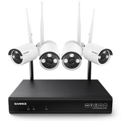 8MP 10-Channel Wireless Security Camera System, Two-Way Audio, IP66 Waterproof, Smart AI Human Detection, Work With Alexa