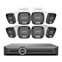 5MP 8 Channel PoE Security System, 6MP NVR, S+265., Human & Vehicle Detection, Smart Playback, Smart Notification with Image Attached