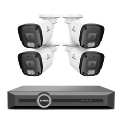3MP 8 Channel PoE Security System, 6MP NVR, S+265., Smart Motion Detection, Smart Playback, Smart Notification with Image Attached