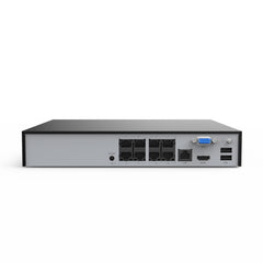 3MP 8 Channel PoE Security System, 6MP NVR, S+265., Smart Motion Detection, Smart Playback, Smart Notification with Image Attached