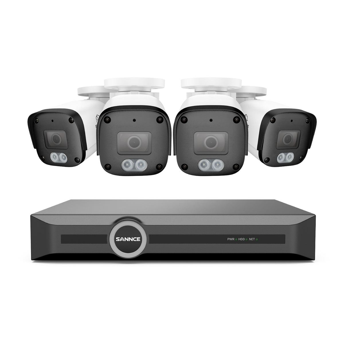 5MP 8 Channel PoE Security System, 6MP NVR, S+265., Human & Vehicle Detection, Smart Playback, Smart Notification with Image Attached
