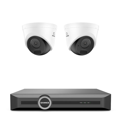 5MP 8 Channel PoE Security System, 6MP NVR, S+265., Human & Vehicle Detection, Smart Playback, Smart Notification with Image Attached
