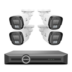 FW800 - 4K PoE Security Camera System w/ AI Human & Vehicle Detection, Dual-Light Color Night Vision, Two-way Audio, IP67 Waterproof