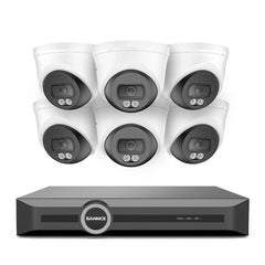 WD800 - 4K PoE Security Camera System w/ Audio, S+265., AI Detection, Dual-Light Color Night Vision, IP67 Waterproof