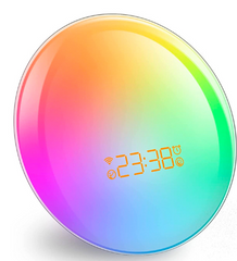 Wake-up Light with 9 Colour Modes, Two Independent Alarm Clocks, 5 Ringtones, 11 Sleep Sound Effects